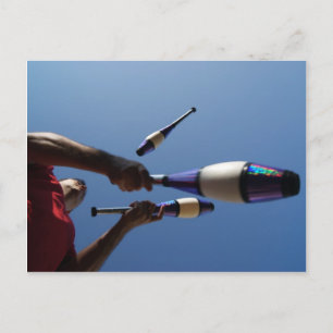 Juggling Postcard