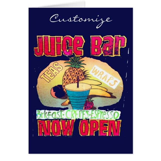 Juice Bar Sign Thunder_Cove (Front)