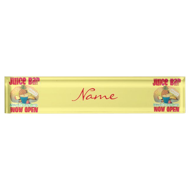 Juice Bar Sign Thunder_Cove Nameplate (Front)