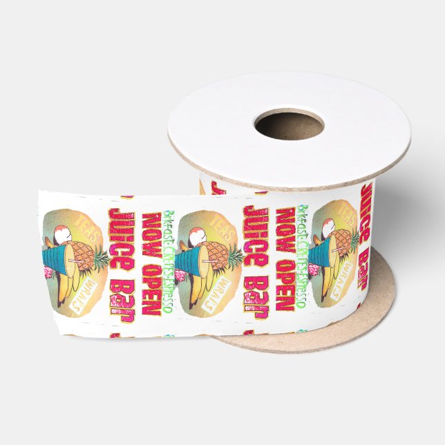 Juice Bar Sign Thunder_Cove Satin Ribbon (Spool)