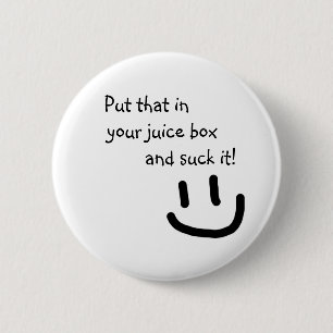 Juice Box 6 Cm Round Badge