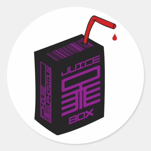 Juice-Box Sticker (white bg) (Front)
