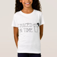 Juiced In Time Funny Fruit Drink Summer Pun