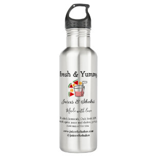 Juices & shakes restaurant business website social 710 ml water bottle
