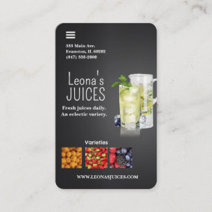 juices ui ux business card