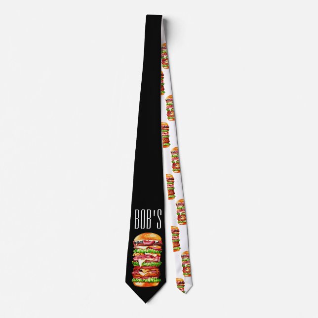 Juicy Burger Tie (Front)