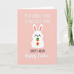 Juicy Carrot Easter Card