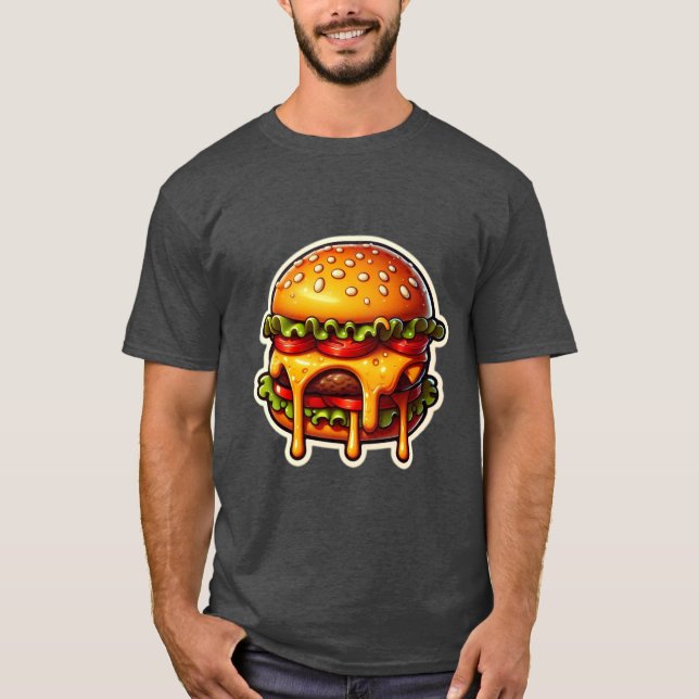 JUICY CHEESEBURGER 6 T-Shirt (Front)