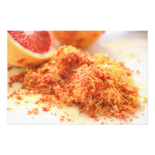 Juicy Citrus Blood Oranges and Zest Photo Print