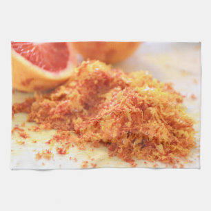 Juicy Citrus Blood Oranges and Zest Tea Towel