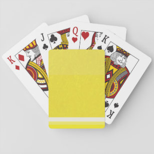 Juicy Citrus Lemon Fruit Slice Colours Playing Cards