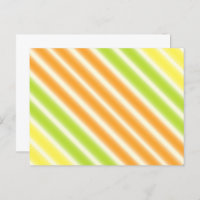 Juicy Citrus Lemon Lime And Orange Stripes