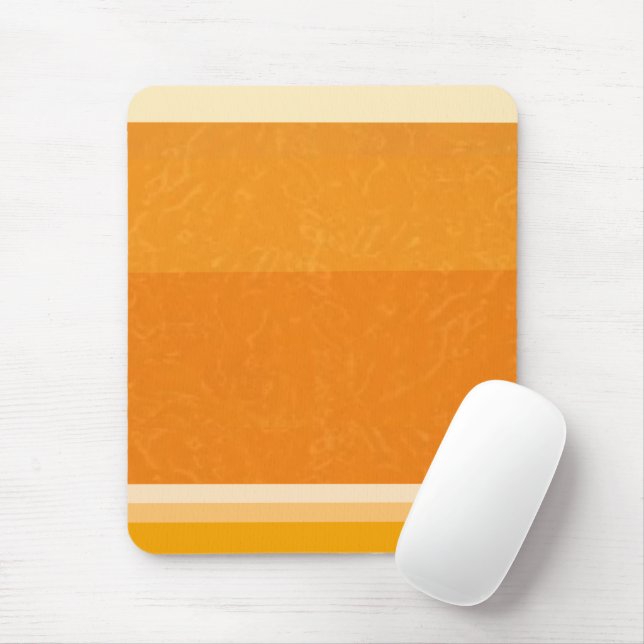 Juicy Citrus Orange Fruit Slice Colours Mouse Pad (With Mouse)