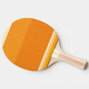 Juicy Citrus Orange Fruit Slice Colours Ping Pong Paddle