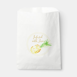 Juicy Golden Pineapple Favour Bags