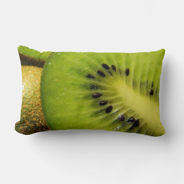 Juicy Kiwi Throw Pillow (Front)