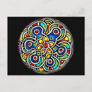 Juicy Mandala Postcard