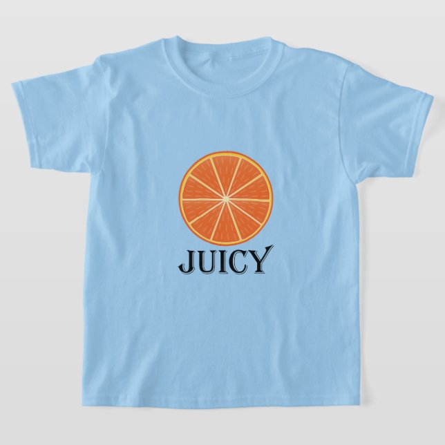 Juicy Orange - Girls' Basic T-Shirt (Laydown)