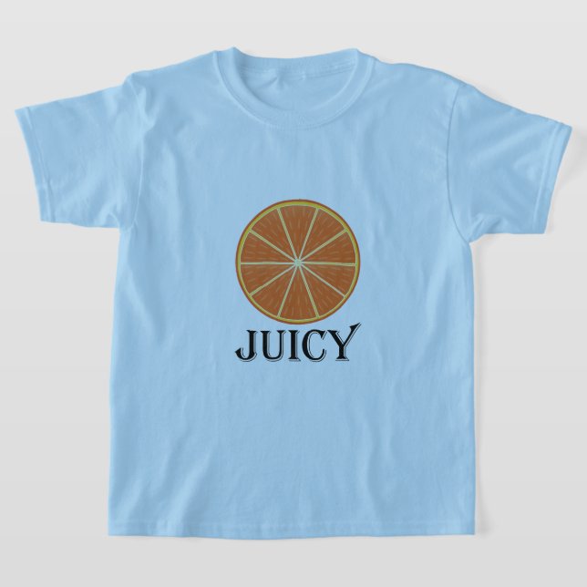 Juicy Orange - Girls' Basic T-Shirt (Laydown)