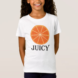 Juicy Orange - Girls' Bella Fitted Babydoll T-Shir T-Shirt
