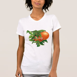 Juicy orange orange with water drops T-Shirt