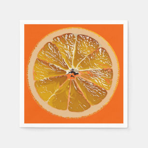   Juicy  orange   slice - fun Napkin