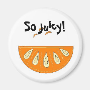 Juicy Orange Slice Magnet
