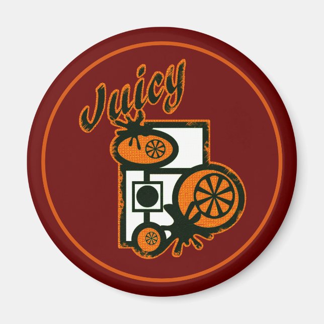Juicy Oranges  Magnet (Front)
