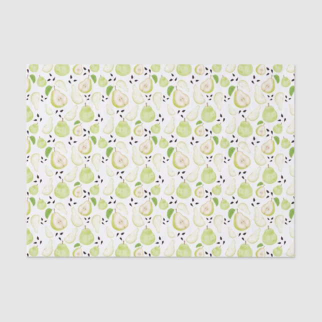 Juicy Pear Toss Tissue Paper (Front)