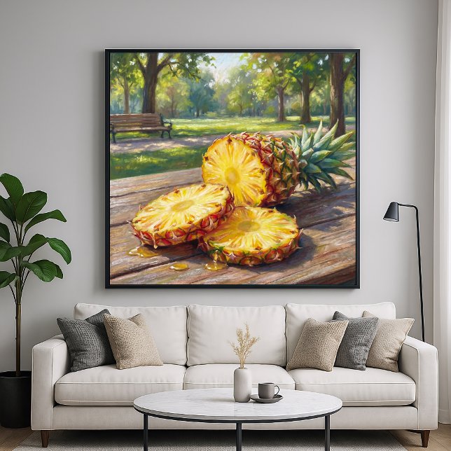 Juicy Pineapple - Pastel Painting Style Poster (Creator Uploaded)