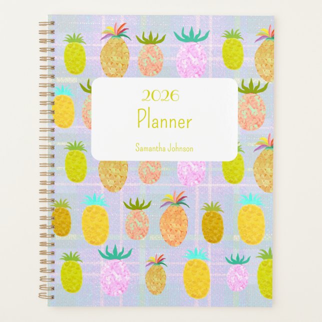 Juicy Pineapples  Planner (Front)