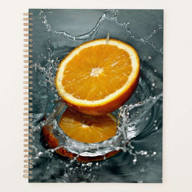 Juicy positive orange for vitamin mood   planner (Front)