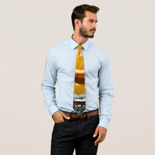 Juicy positive orange for vitamin mood tie