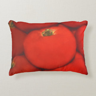 Juicy Red Homegrown Garden Tomatoes Decorative Cushion