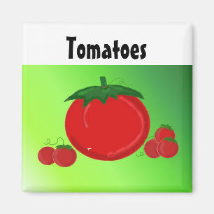 Juicy Red Tomatoes Magnet