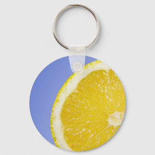 Juicy Slice of Lemon Key Ring