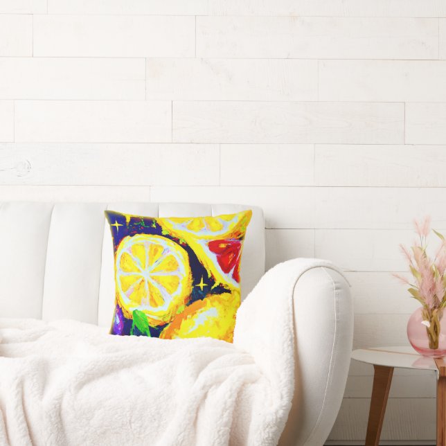 Juicy Stars and Fruity Skies. Buy Now Cushion (Couch)