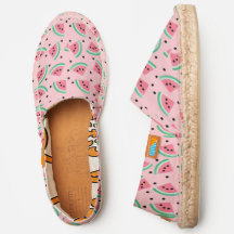 Juicy Steps: Watermelon Delight Espadrilles