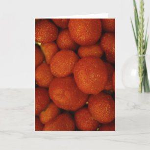 Juicy Strawberries Greeting Card
