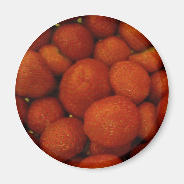 Juicy Strawberries Magnet (Front)