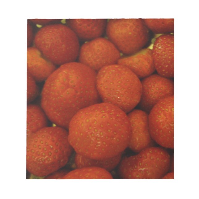 Juicy Strawberries Notepad (Front)