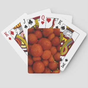 Juicy Strawberries Playing Cards