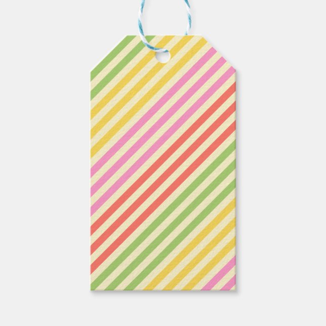 JUICY STRIPE Gift Tag (Front)