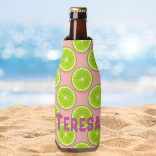Juicy Summer Limes Fun Personalised Can Cooler