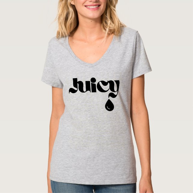 Juicy tee. SVG, PDF, PNG, Cut file, Print file T-Shirt (Front)
