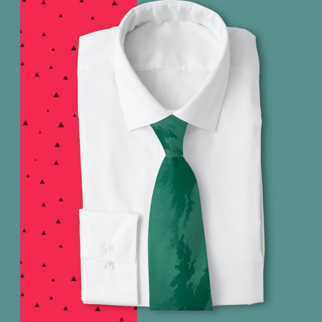 Juicy Watermelon Tie (Fun quirky watermelon summer fruit two tone tie)