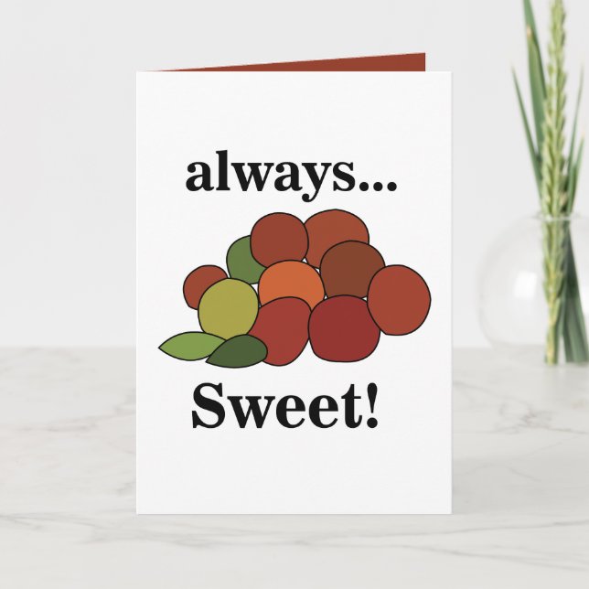 Jujube Fruit  Card (Front)