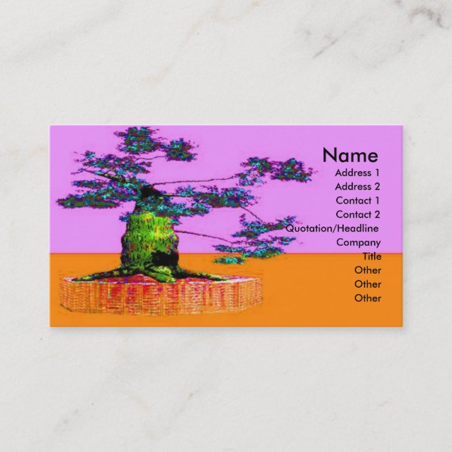 JujuOrange Business Card (Front)