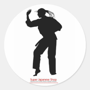 Jujutsu Girl and Chart Classic Round Sticker