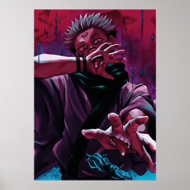 jujutsu kaisen anime  poster (Front)